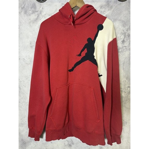 Jordan Other - Michael Jordan Hoodie Sweatshirt Mens XL Red Basketball Embroidered